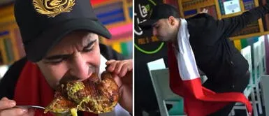 Español come por primera vez tallarines a la huancaína con pollo a la brasa y lo celebra bailando Huaylas Español come por primera vez tallarines a la huancaína con pollo a la brasa y lo celebra bailando Huaylas