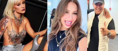 Cantante peruana habló sobre su vinculo con Thalía y Tommy Mottola. Leslie Shaw aclara relación EN VIVO con Tommy Mottola, esposo de Thalía