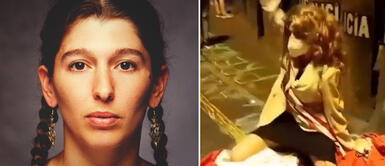 Mujer que pisó la bandera del Perú en manifestaciones de Lima podría ir a prisión Mujer que pisó la bandera del Perú en manifestaciones de Lima fue denunciada y podría ir a prisión