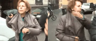 Patricia Llosa molesta con la prensa Patricia Llosa se reencuentra con Mario Vargas Llosa y sus hijos en París