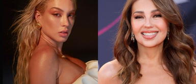 Leslie Shaw look Doña Florinda Leslie Shaw y el look de inspiración mexicana con el que se lució como Thalía