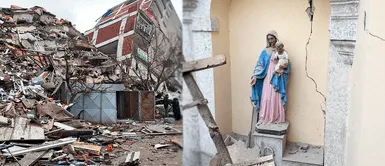 Imagen de la Virgen María permanece intacta a pesar del catastrófico terremoto en Turquía Imagen de la Virgen María permanece intacta a pesar del catastrófico terremoto en Turquía