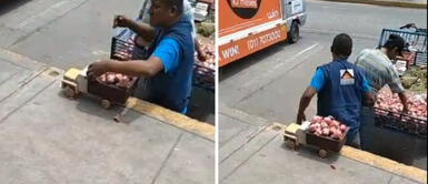 Ambulante de SJL remece las redes sociales por su estrategia de ventas: Llévese una 'camionada' de cebollas Ambulante de SJL remece las redes sociales por su estrategia de ventas: "Llévese una 'camionada' de cebollas"