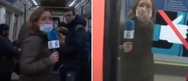 Periodista comete blooper en vivo y deja encerrado a su camarógrafo en tren durante transmisión: Ay mier... Periodista comete blooper en vivo y deja encerrado a su camarógrafo en tren durante transmisión: "Ay mier..."