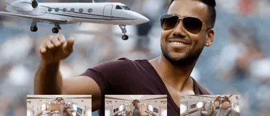 Romeo Santos y el lujoso avión privado con el que llegó a Lima. Romeo Santos llegó a Lima en su lujoso jet privado: ¿cómo luce la nave en su interior?