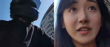 La influencer sufrió el robo de su móvil. Influencer sufre el robo de su celular, mientras transmitía en vivo