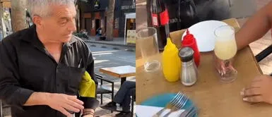 El comentario del mozo generó debate entre los usuarios. Mozo menciona que el pisco es chileno y el debate se arma en redes: "Siempre fue de Perú"