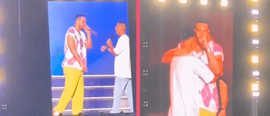 Romeo santos canta ‘Ella y yo’ con fanático que estuvo 32 días en la fila para declararle su amor Romeo santos canta ‘Ella y yo’ con fanático que estuvo 32 días en la fila para declararle su amor