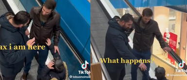 El pequeño brindó palabras de apoyo al hombre temeroso. Niño disfrazado de Batman se gana la admiración de usuarios al ayudar a un hombre en un centro comercial