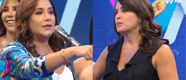 Andrea y Pamela se sacaron trapitos sucios Andrea y Pamela se sacaron ‘trapitos sucios’ en sketch: “No me gusta que tu matrimonio haya durado más que el mío”