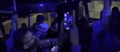 El bus parrandero se volvió viral en redes sociales. ¡El bus parrandero! Conductor arma fiesta y pasajeros cantan con mucha emoción