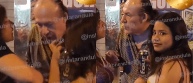 Enrique Espejo feliz con dos jovenes en las calles ‘Yuca’ es captado divirtiéndose con dos jóvenes y tomando cerveza en la vía pública