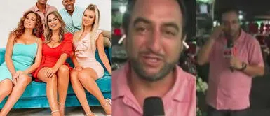 Por el Día del Amor, reportero se emociona al recordar a su esposa. Reportero de 'América Hoy' se quiebra en vivo al mandar saludos a su esposa por San Valentín