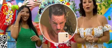 Karla Tarazona rechaza a Anthony, novio de Melissa Paredes, EN VIVO y deja el set de "Préndete" Karla Tarazona chotea a novio de Melissa Paredes EN VIVO y se retira del set