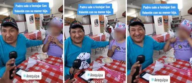 Arequipeño conmueve a usuarios al pasar Día de San Valentín con su hija: Es mi mayor tesoro Arequipeño conmueve a usuarios al pasar Día de San Valentín con su hija: "Es mi mayor tesoro"