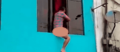 ¿Qué pasó con el hombre semidesnudo que se lanzó del segundo piso en San Juan de Miraflores? ¿Qué pasó con el hombre semidesnudo que se lanzó del segundo piso en San Juan de Miraflores?