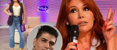 Magaly Medina molesta con Andrea Llosa por defender a John Kelvin Magaly estalla contra Andrea Llosa: “Se prestan al juego de lavarle la cara a John Kelvin”