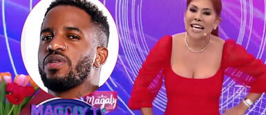 Magaly Medina defiende a Jefferson Farfán tras críticas por millonaria fiesta de cumpleaños a su hijo Magaly Medina defiende a Jefferson Farfán: "Quiere que su hijo tenga lo que él nunca tuvo"