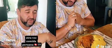 El ciudadano chileno cambió de opinión al ver los tallarines rojos. Ciudadano chileno renegaba por comida peruana, pero cambió de opinión al probar tallarines rojos: "¡Qué rico!"