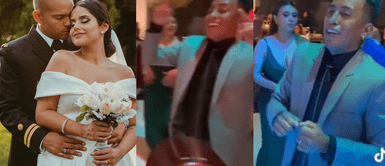 Christian Cueva se luce en la pista de baila con la novia Mira cómo Christian Cueva se roba el show en boda de Milena Merino bailando 'El Cervecero'
