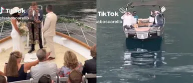 Los invitados sorprendieron a los novios. No fueron invitados, pero alquilaron un bote para asistir al matrimonio: "¡Sin miedo al éxito!"