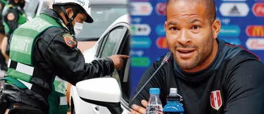 Alberto Rodríguez y la vez que fue intervenido por efectivos de la Policía Nacional del Perú Policía perdonó la vida a Alberto Rodríguez por clasificar al Mundial: "Si quieres atropella, no te voy a decir nada"