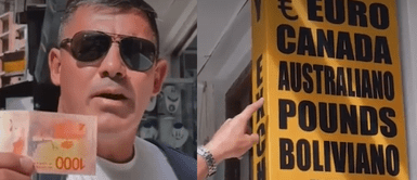 El hombre se molestó con el presidente de Argentina. Ciudadano argentino visita Perú y se lleva una gran sorpresa al querer cambiar billete de su país