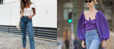 jeans rectos look ¿Los jeans rectos volvieron con fuerza este verano? 3 looks para que tomes inspiración