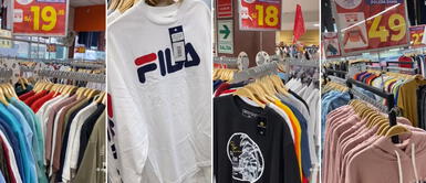 Un reconcido Almacén de Alfonso Ugarte remata exclusivas prendas de marcas importadas. Almacén de Alfonso Ugarte remata prendas importadas de Fila, H&M, Index y más desde 20 soles