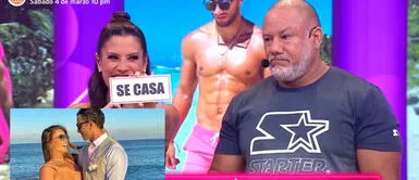 El integrante de Esto Es Guerra quedó sorprendido al escuchar a su padre en pleno programa. Alejandra Baigorria y Said Palao se casan, según el padre del modelo