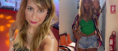 Olenka con bikini animal print Olenka Zimmermann se supera luciéndose con todo el glamour y sensualidad del bikini animal print