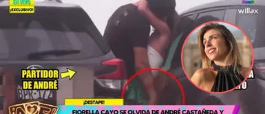 En las imágenes, la actriz se luce muy cariñosa con un joven en una playa de estacionamiento. Fiorella Cayo molesta con Amor y fuego por ampay con galán: "No tienen derecho”
