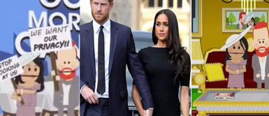 Aunque no se menciona a la pareja real, los personajes que aparecen son un príncipe pelirrojo y su esposa. Meghan Markle y el príncipe Harry molestos por parodia en South Park