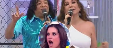 Janet Barboza encara a la Carlota Carlos Vílchez por no dejar hablar a María Pía Copello en Mande quien mande Janet Barboza 'parcha' a la 'Carlota': "No estás en tu programa donde no dejas hablar a María Pía"