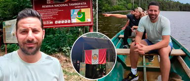 Claudio Pizarro fue a Madre de Dios para pasear en la Reserva Nacional de Tambopata "Las cosas más hermosas se sienten en mi tierra": Claudio Pizarro infla el pecho tras pasear en la selva peruana