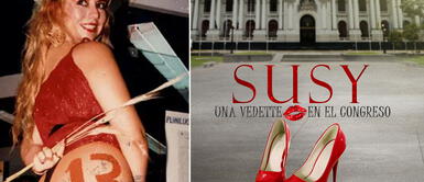 Susy Díaz es la única exvedette que ha llegado a ser congresista de la República. Foto: composición LR/difusión/Exitosa Susy Díaz es la única exvedette que ha llegado a ser congresista de la República. Foto: composición LR/difusión/Exitosa