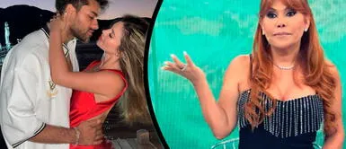 Magaly Medina felicita a Flavia Laos y Austin Palao tras afirmar que terminarán su relación por el trabajo Magaly Medina sobre relación de Flavia Laos y Austin Palao: "Están pasando el rato"