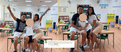Melissa Paredes y Rodrigo Cuba van juntos al colegio de su pequeña. Melissa Paredes y Rodrigo Cuba se lucen juntos en el primer día de clases y usuarios los atacan: "Innecesario"