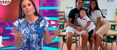 Rebeca Escribens aplaude al 'Gato' Cuba y Melissa Paredes por asistir juntos al primer dia de clases de su hija Rebeca Escribens aplaude al 'Gato' Cuba y Melissa Paredes por asistir juntos al primer dia de clases de su hija