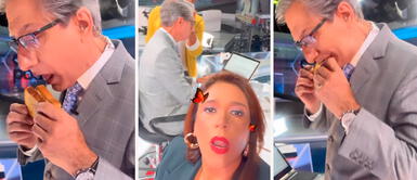 Verónica Linares trolea a su compañero Federico Salazar. Verónica Linares trolea a su compañero Federico Salazar.