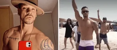 Anthony Aranda demuestra que sí trabaja y brinda clases de baile en la playa Anthony Aranda demuestra que sí trabaja y brinda clases de baile en la playa