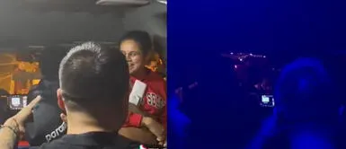 Los fanáticos de Paramore gozando de las canciones de su banda favorita en una combi. Combi pone canciones de Paramore a pasajeros que asistieron a concierto de la banda: "Se armó el after party"