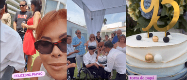 Magaly Medina celebra a lo grande el cumpleaños de su padre. Magaly Medina celebra a lo grande el cumpleaños 93 de su papá, Luis Medina