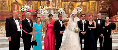 Mario Vargas Llosa y Patricia se vieron las caras durante el matrimonio de su nieta Josefina Mario Vargas Llosa y Patricia se vieron las caras durante el matrimonio de su nieta Josefina