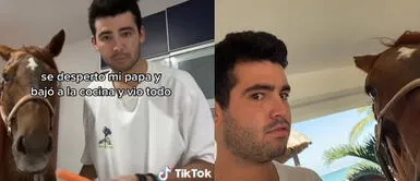 La peculiar historia del joven se volvió viral en redes sociales. Joven se pasó de copas en una fiesta de amigos y se robó un caballo: "Lo metí a mi casa"