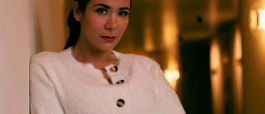 Magdyel Ugaz revoluciona la pantalla chica con la fuerza de un traje sastre femenino total white Magdyel Ugaz revoluciona la pantalla chica con la fuerza de un traje sastre femenino total white