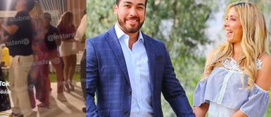 La ex pareja fue vista muy feliz en una reunión. Sofía Franco y Álvaro Paz de la Barra son captados bailando juntos