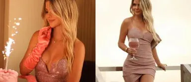 Brunella Horna con bikini de cumpleaños Brunella Horna traslada la sofisticación del terciopelo en bikini esmeralda tras cumplir 26 años