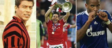 Víctor Benítez, Claudio Pizarro y Jefferson Farfán fueron algunos de los peruanos que jugaron en la Champions League. Champions League: ¿Quién fue el mejor futbolista peruano en el torneo más importante de Europa?