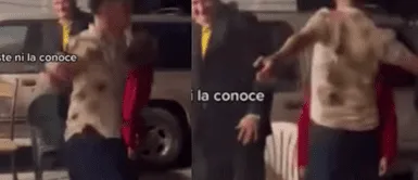 El joven sorprendió con unos extraños movimientos. Joven capta a su novio sacando los pasos prohibidos durante la fiesta y usuarios reaccionan: "Estaba poseído"